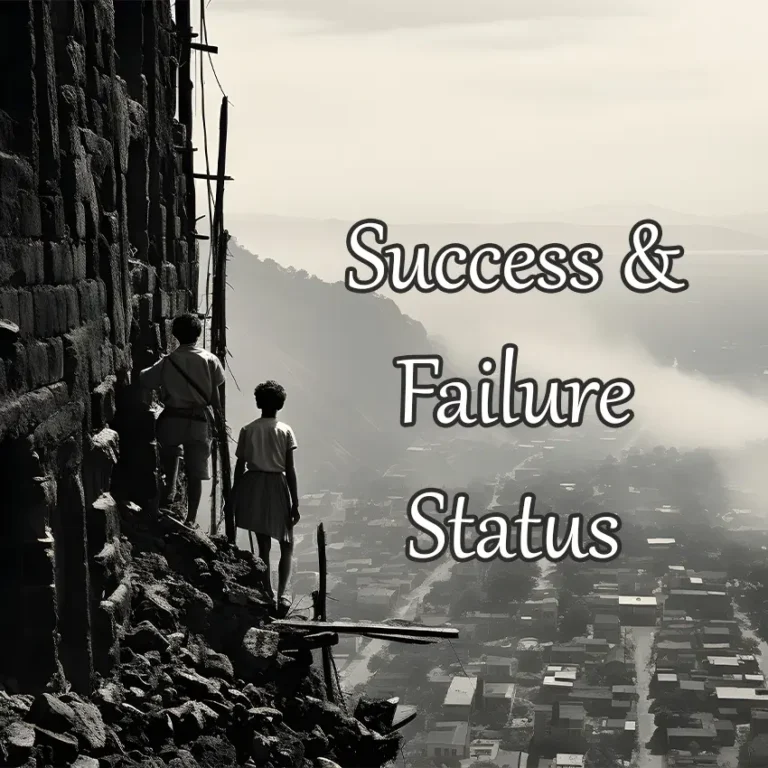 Success and Failure Status in English | সফলতা ও ব্যর্থতা নিয়ে ইংলিশ স্ট্যাটাস