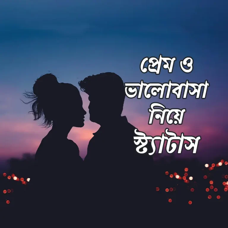 প্রেম ও ভালোবাসা নিয়ে বাংলা স্ট্যাটাস | Bangla Love Status