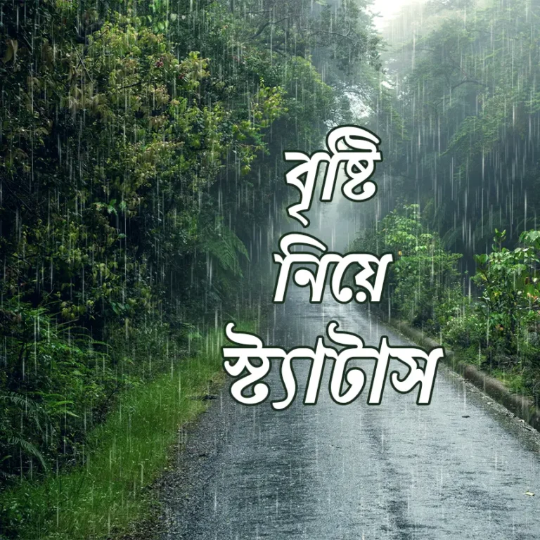 বৃষ্টি নিয়ে বাংলা স্ট্যাটাস | Rain Bangla Status